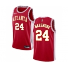 Women's Nike Atlanta Hawks #24 Kent Bazemore Swingman Red NBA Jersey Statement Edition