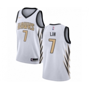 Women's Nike Atlanta Hawks #7 Jeremy Lin Swingman White NBA Jersey - City Edition