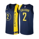 Women's Nike Indiana Pacers #2 Darren Collison Swingman Navy Blue NBA Jersey - City Edition