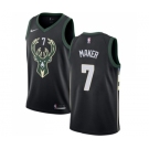 Women's Nike Milwaukee Bucks #7 Thon Maker Swingman Black Alternate NBA Jersey - Statement Edition