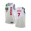 Women's Nike Milwaukee Bucks #7 Thon Maker White Swingman Jersey - Earned Edition