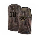 Women's Nike New Orleans Pelicans #10 Tony Carr Swingman Camo Realtree Collection NBA Jersey