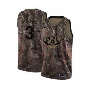 Women's Nike New Orleans Pelicans #3 Nikola Mirotic Swingman Camo Realtree Collection NBA Jersey