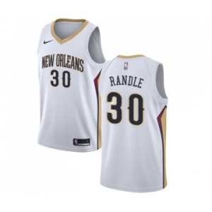 Women's Nike New Orleans Pelicans #30 Julius Randle Swingman White NBA Jersey - Association Edition