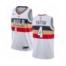 Women's Nike New Orleans Pelicans #4 Elfrid Payton White Swingman Jersey - Earned Edition