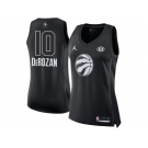 Women Nike Toronto Raptors #10 DeMar DeRozan Black NBA Jordan Swingman 2018 All-Star Game Jersey