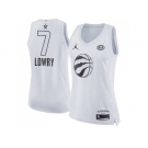 Women Nike Toronto Raptors #7 Kyle Lowry White NBA Jordan Swingman 2018 All-Star Game Jersey