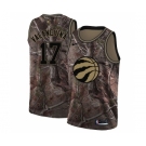 Women's Nike Toronto Raptors #17 Jonas Valanciunas Swingman Camo Realtree Collection NBA Jersey