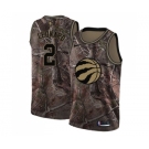 Women's Nike Toronto Raptors #2 Kawhi Leonard Swingman Camo Realtree Collection NBA Jersey