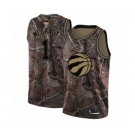 Women's Toronto Raptors #1 Tracy Mcgrady Swingman Camo Realtree Collection 2019 Basketball Finals Bound Jersey