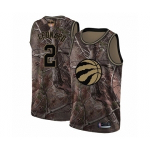 Women's Toronto Raptors #2 Kawhi Leonard Swingman Camo Realtree Collection 2019 Basketball Finals Bound Jersey