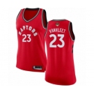 Women's Toronto Raptors #23 Fred VanVleet Swingman Red 2019 Basketball Finals Bound Jersey - Icon Edition