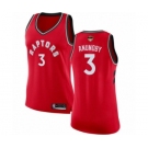 Women's Toronto Raptors #3 OG Anunoby Swingman Red 2019 Basketball Finals Bound Jersey - Icon Edition