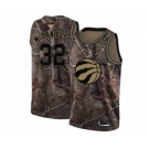 Women's Toronto Raptors #32 KJ McDaniels Swingman Camo Realtree Collection 2019 Basketball Finals Bound Jersey