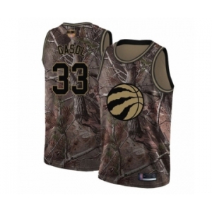Women's Toronto Raptors #33 Marc Gasol Swingman Camo Realtree Collection 2019 Basketball Finals Bound Jersey