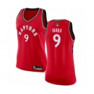 Women's Toronto Raptors #9 Serge Ibaka Swingman Red 2019 Basketball Finals Bound Jersey - Icon Edition