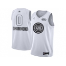 Men Nike Detroit Pistons #0 Andre Drummond White NBA Jordan Swingman 2018 All-Star Game Jersey