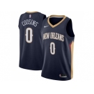 Men Nike New Orleans Pelicans #0 DeMarcus Cousins Navy Stitched NBA Swingman Jersey