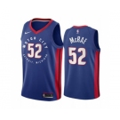 Men's Detroit Pistons #52 Jordan McRae Navy Motor City Edition 2020-21 Stitched Basketball Jersey