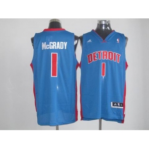 nba detroit pistons #1 mcgrady blue[swingman] [mcgrady]
