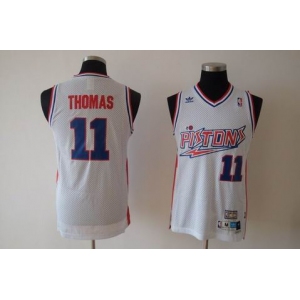 nba detroit pistons #11 thomas white[swingman]