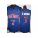 nba detroit pistons #7 brandon jennings blue[revolution 30]