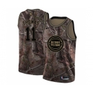 Women's Nike Detroit Pistons #11 Isiah Thomas Swingman Camo Realtree Collection NBA Jersey