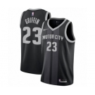 Youth Nike Detroit Pistons #23 Blake Griffin Swingman Black NBA Jersey - City Edition