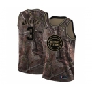 Youth Nike Detroit Pistons #3 Ben Wallace Swingman Camo Realtree Collection NBA Jersey