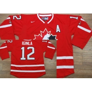 2010 Team Canada #12 Iginla Red
