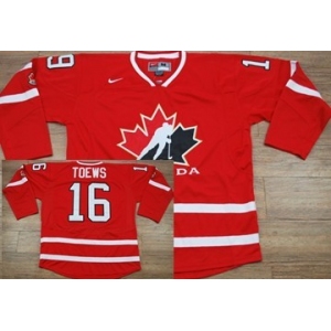 2010 Team Canada #16 Towes Red