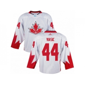 Men Adidas Team Canada #44 Marc-Edouard White 2016 World Cup Ice Hockey Jersey
