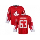 Men Adidas Team Canada #63 Brad Marchand Red 2016 World Cup Ice Hockey Jersey