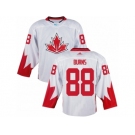 Men Adidas Team Canada #88 Brent Burns White 2016 World Cup Ice Hockey Jersey