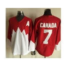 Olympic CA. #7 Canada RedWhite 1972 Commemorative CCM Stitched NHL Jersey