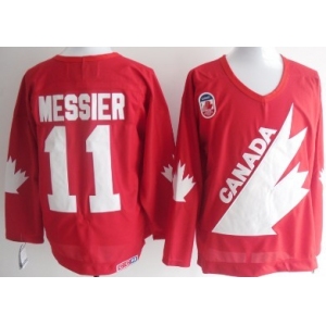 Team Canada #11 Messier Throwback red