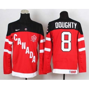 nhl jerseys team canada #8 doughty red[100 th]