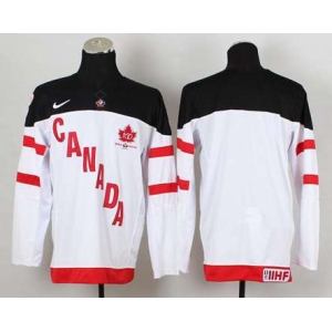 nhl jerseys team canada blank white[100 th]