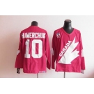 nhl jerseys team canada olympic #10 hawerchuk m&n red[hawerchuk]