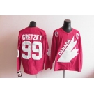 nhl jerseys team canada olympic #99 gretzky m&n red