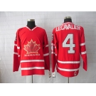 nhl team canada #4 lecavalier 2010 olympic red