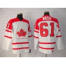 nhl team canada #61 nach 2010 olympic white