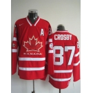 nhl team canada #87 crosby 2010 olympic red[patch A]