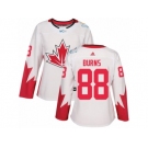 Women's Adidas Team Canada #88 Brent Burns Authentic White Home 2016 World Cup Hockey Jersey