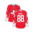 Women's Adidas Team Canada #88 Brent Burns Premier Red Away 2016 World Cup Hockey Jersey