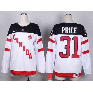women nhl jerseys team canada #31 price white[100 th]