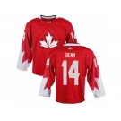 Youth Adidas Team Canada #14 Jamie Benn Authentic Red Away 2016 World Cup Ice Hockey Jersey