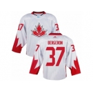 Youth Adidas Team Canada #37 Patrice Bergeron Authentic White Home 2016 World Cup Ice Hockey Jersey