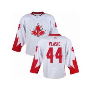 Youth Adidas Team Canada #44 Marc-Edouard Vlasic Premier White Home 2016 World Cup Ice Hockey Jersey