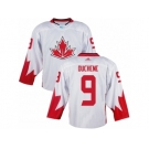 Youth Adidas Team Canada #9 Matt Duchene Authentic White Home 2016 World Cup Ice Hockey Jersey